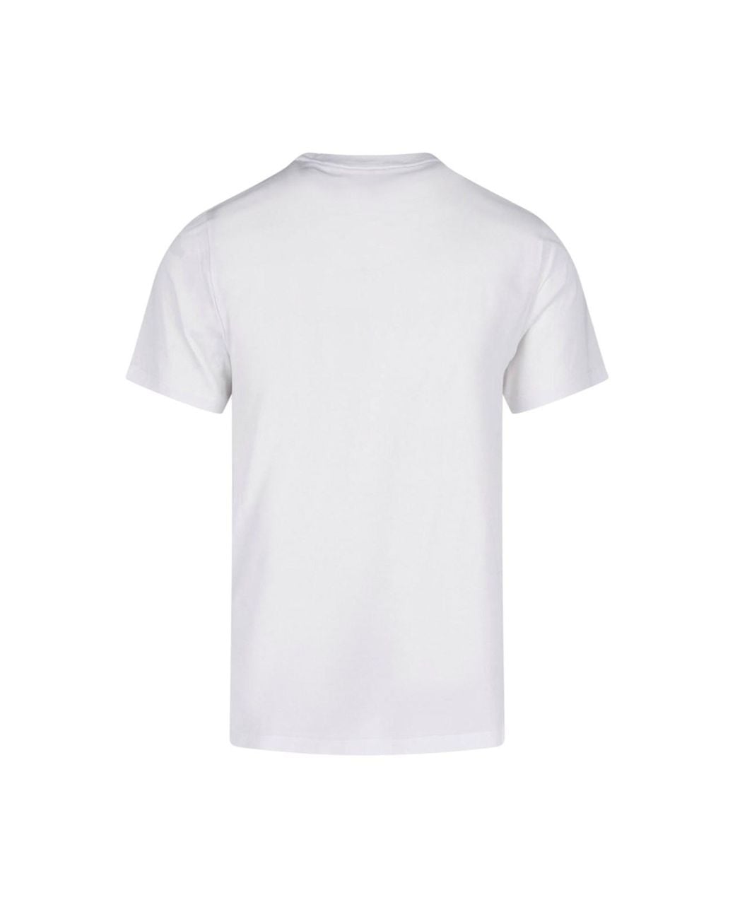 Moncler White T-Shirt Logo for men