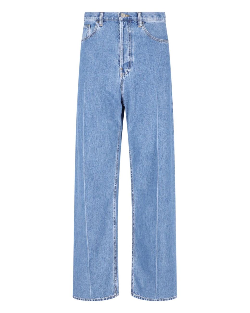 Valentino Blue Straight Jeans "Vgold" for men