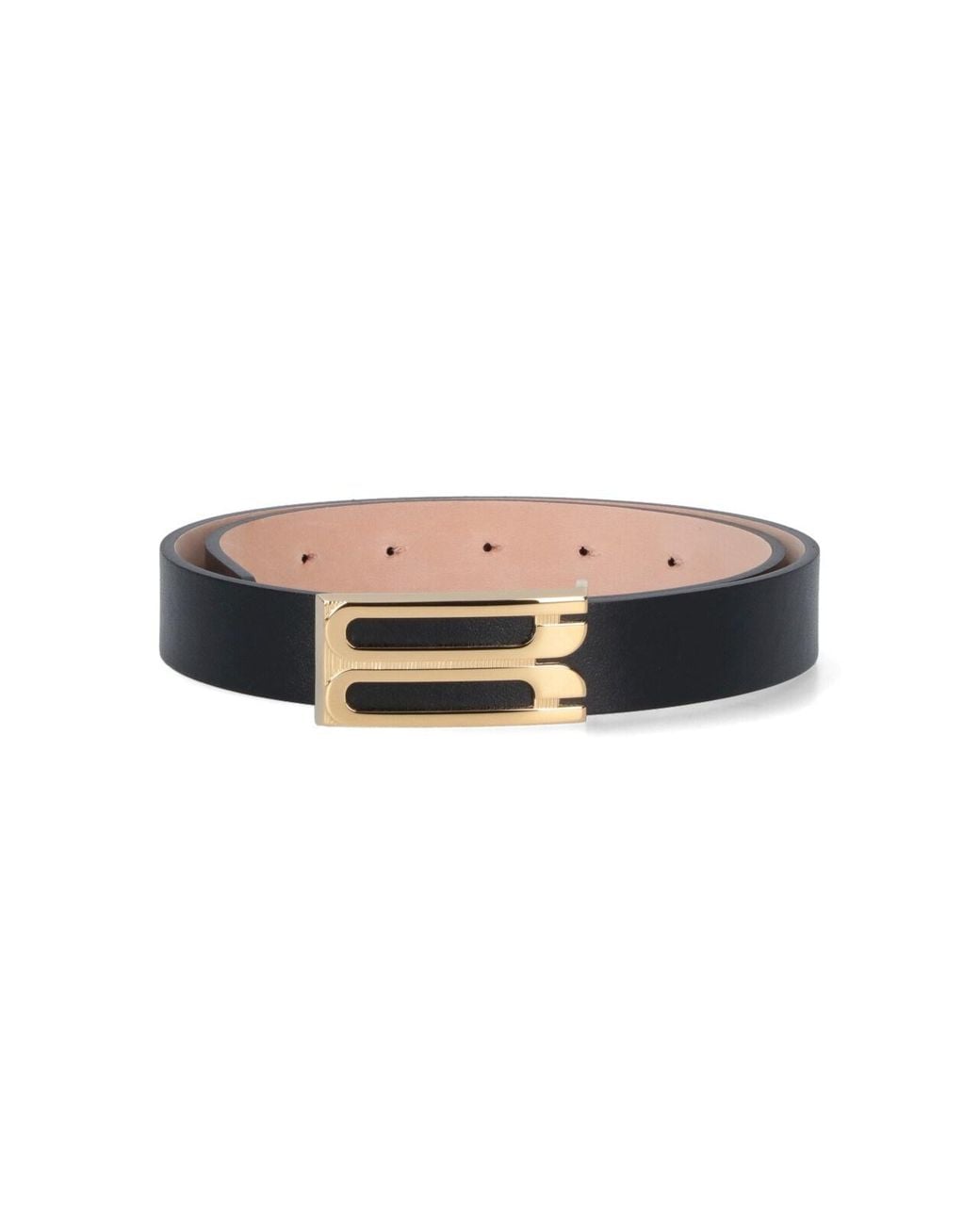 Victoria Beckham Black Belts Leather