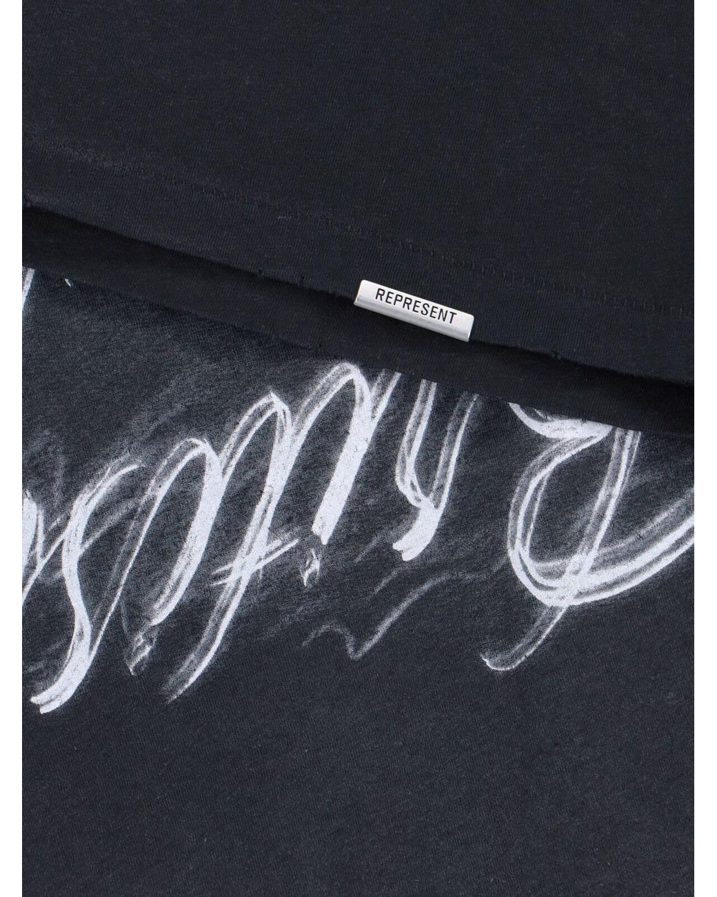 Represent Blue T-Shirts And Polos Cotton for men