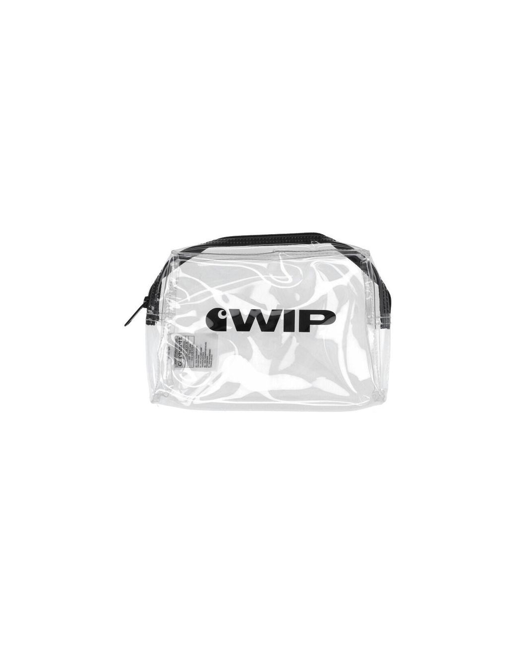 Carhartt Black Clear Zip Pouch