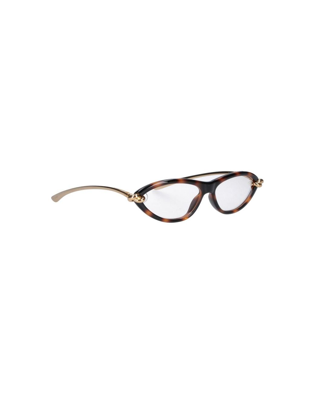 Bottega Veneta White Sunglasses Cat-Eye "Knot”