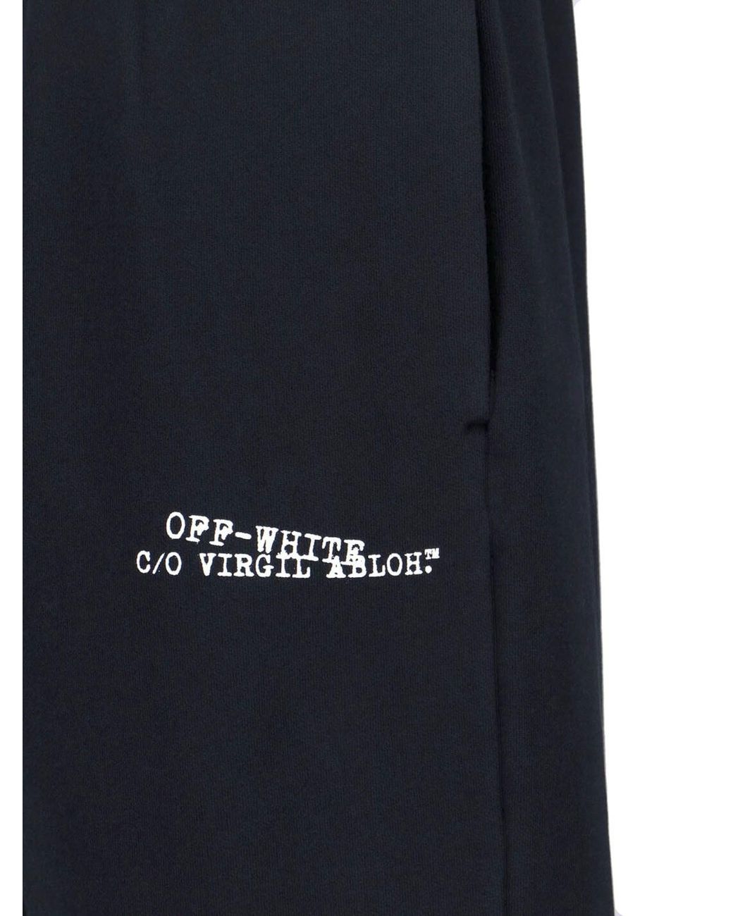 Off-White c/o Virgil Abloh Blue Sweatpants Logo for men