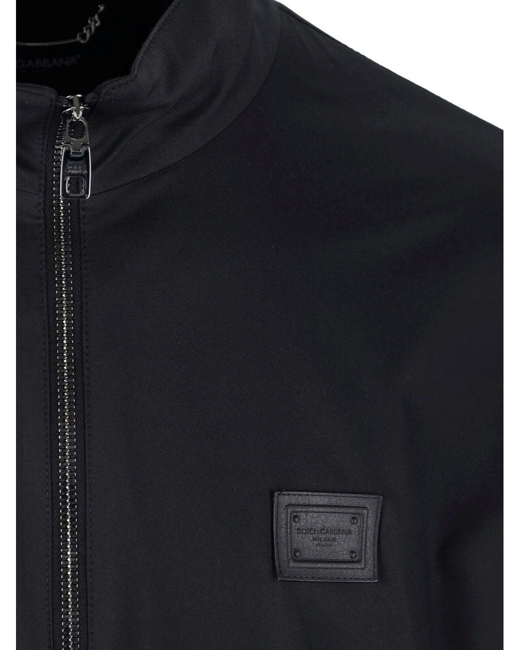 Dolce & Gabbana Blue Lightweight Nylon Jacket for men