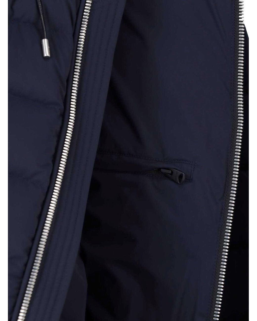 Mackage Blue Down Jacket With Hood "Jack" for men