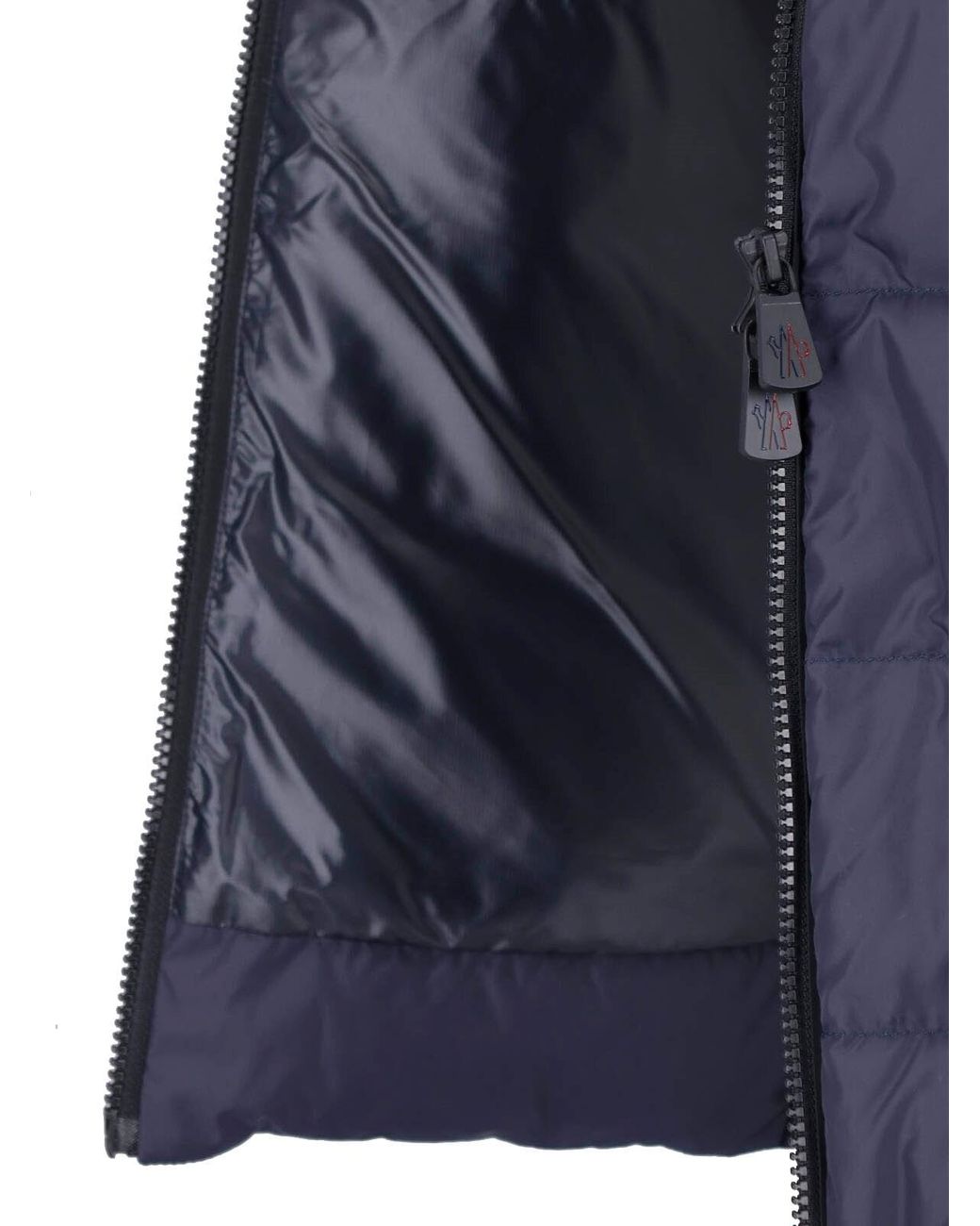 Moncler Blue Cardigan Zip Logo for men
