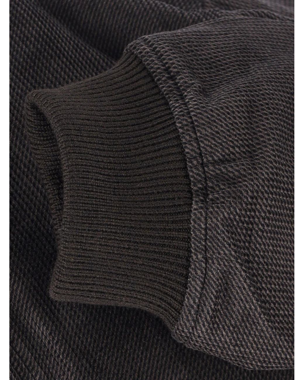 Our Legacy Black Cropped Textured Corduroy Jacket for men