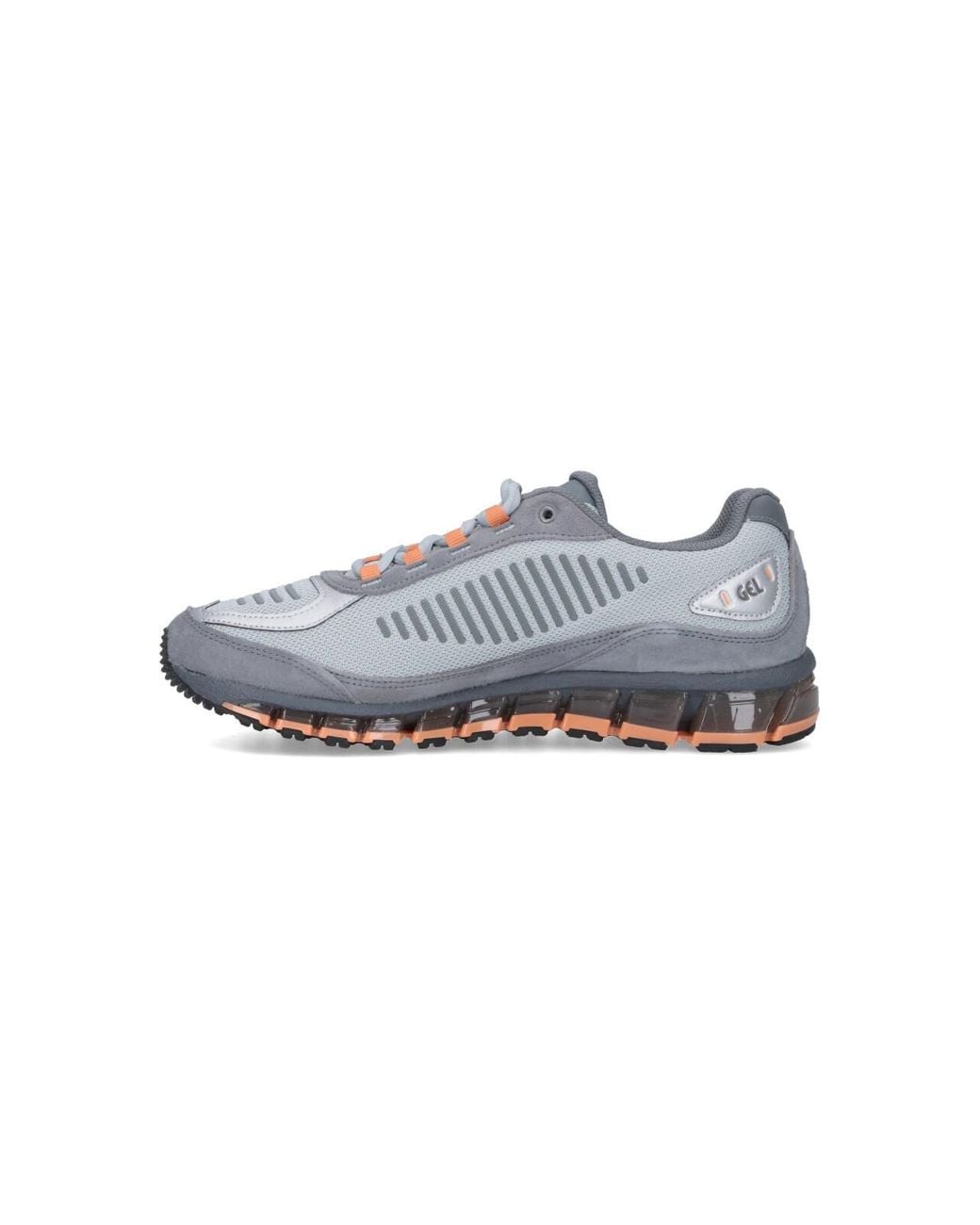 Asics Gray Sneakers Synthetic Fiber