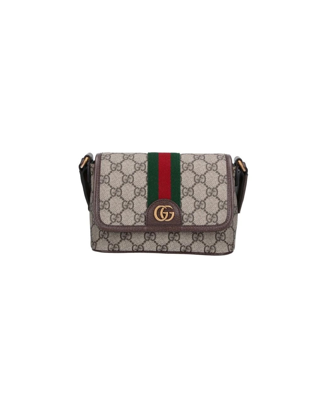 Gucci Gray Mini Shoulder Bag "Ophidia" for men