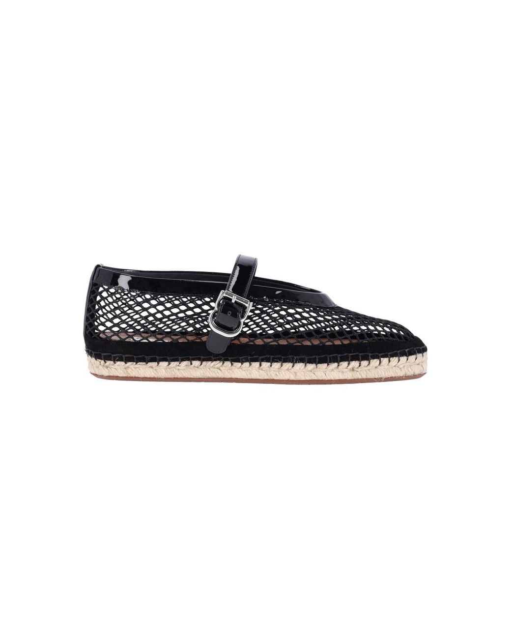 Alaïa Black Mesh Espadrilles