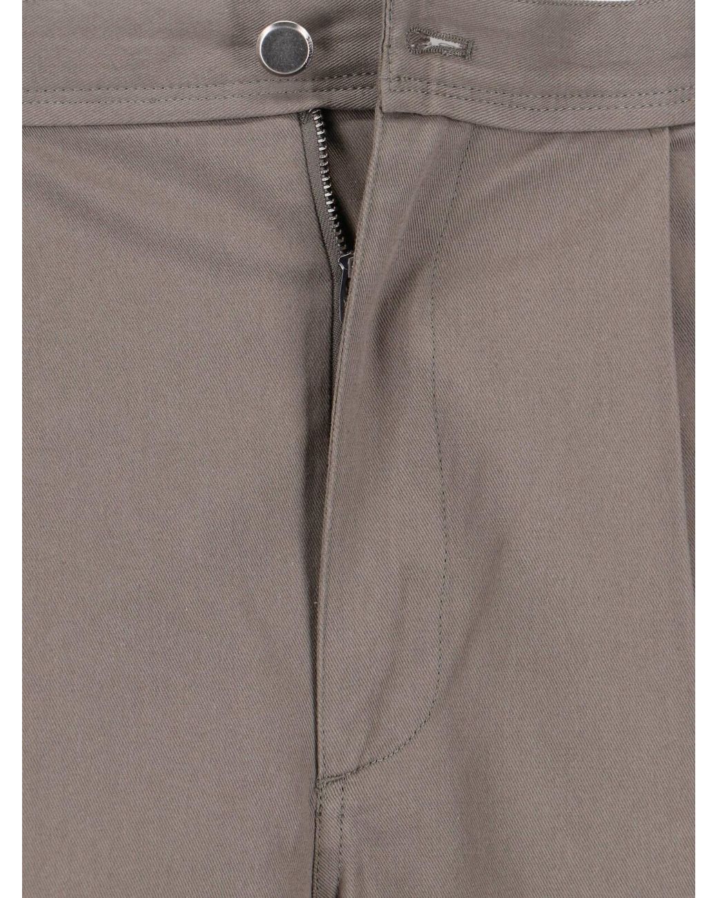 Low Classic Gray Tailored Trousers