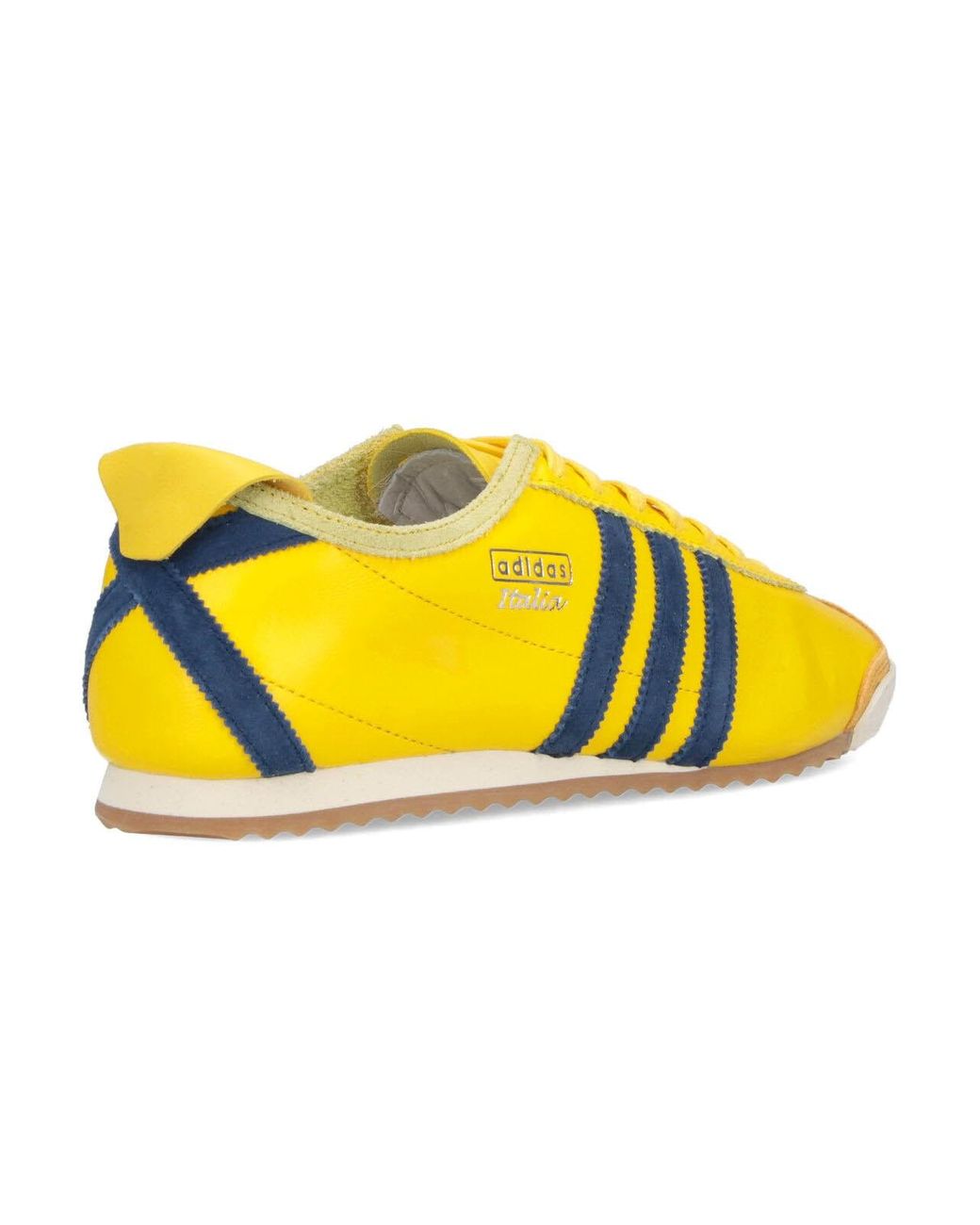 Adidas Yellow Low-Top Sneakers