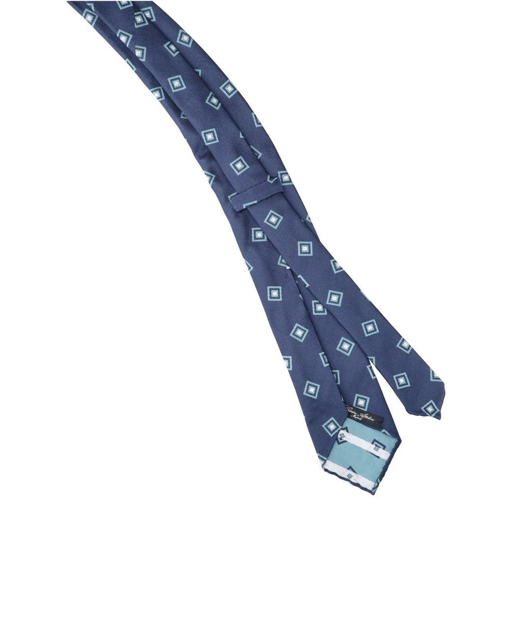 Cesare Attolini Blue Silk Tie for men