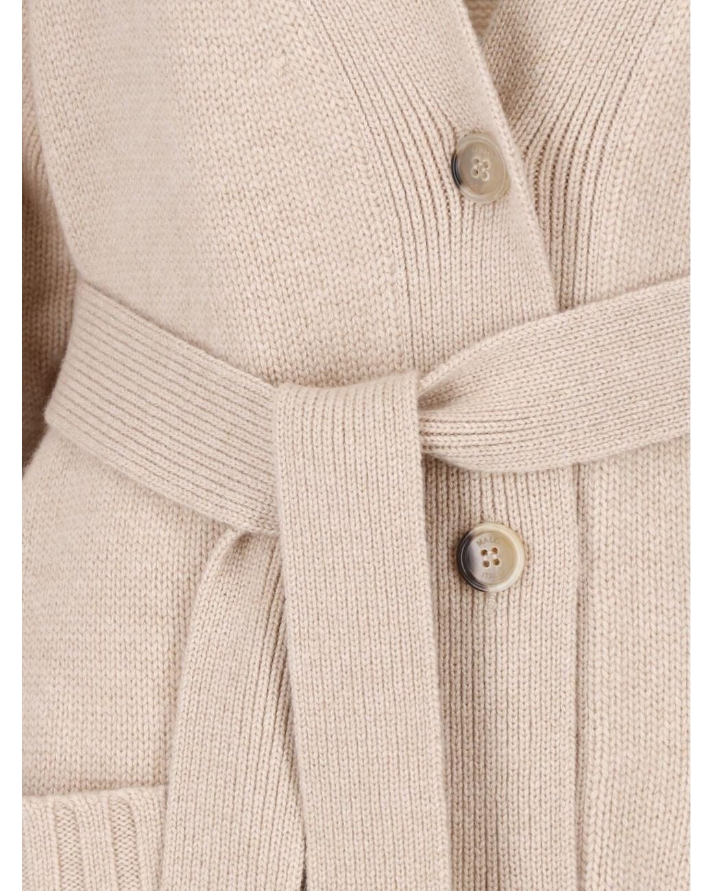 Malo Natural Maxi Cashmere Cardigan