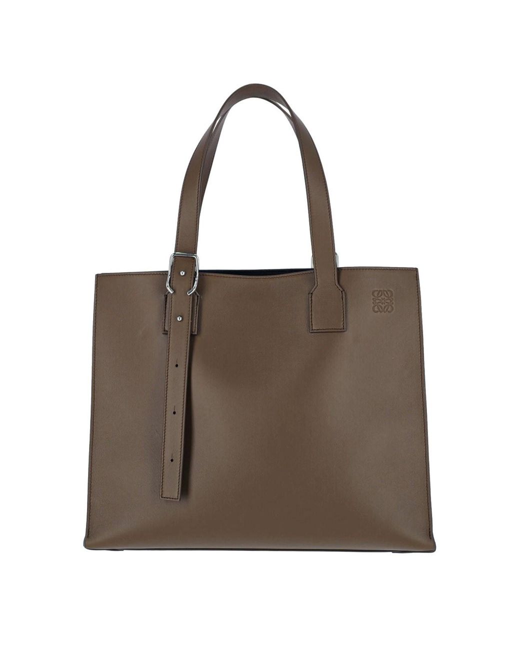 Loewe Buckle Horizontal' Tote Bag in Brown for Men | Lyst