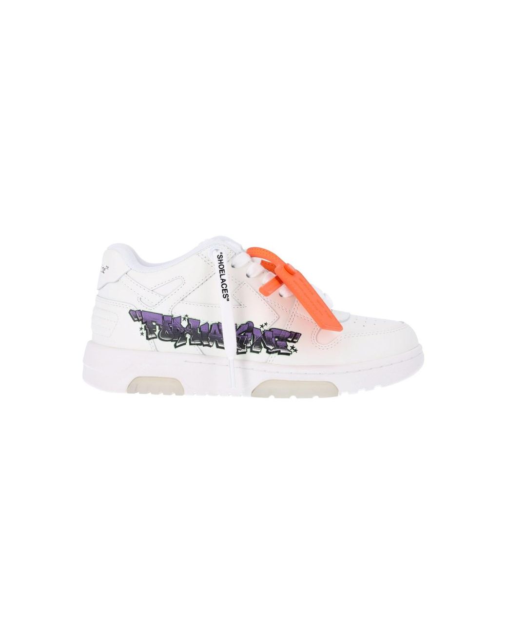 Off-White c/o Virgil Abloh Pink Graphic Low-Top Sneakers