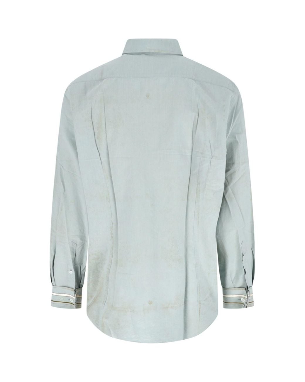Camicia In Cotone di Prada in Blue da Uomo