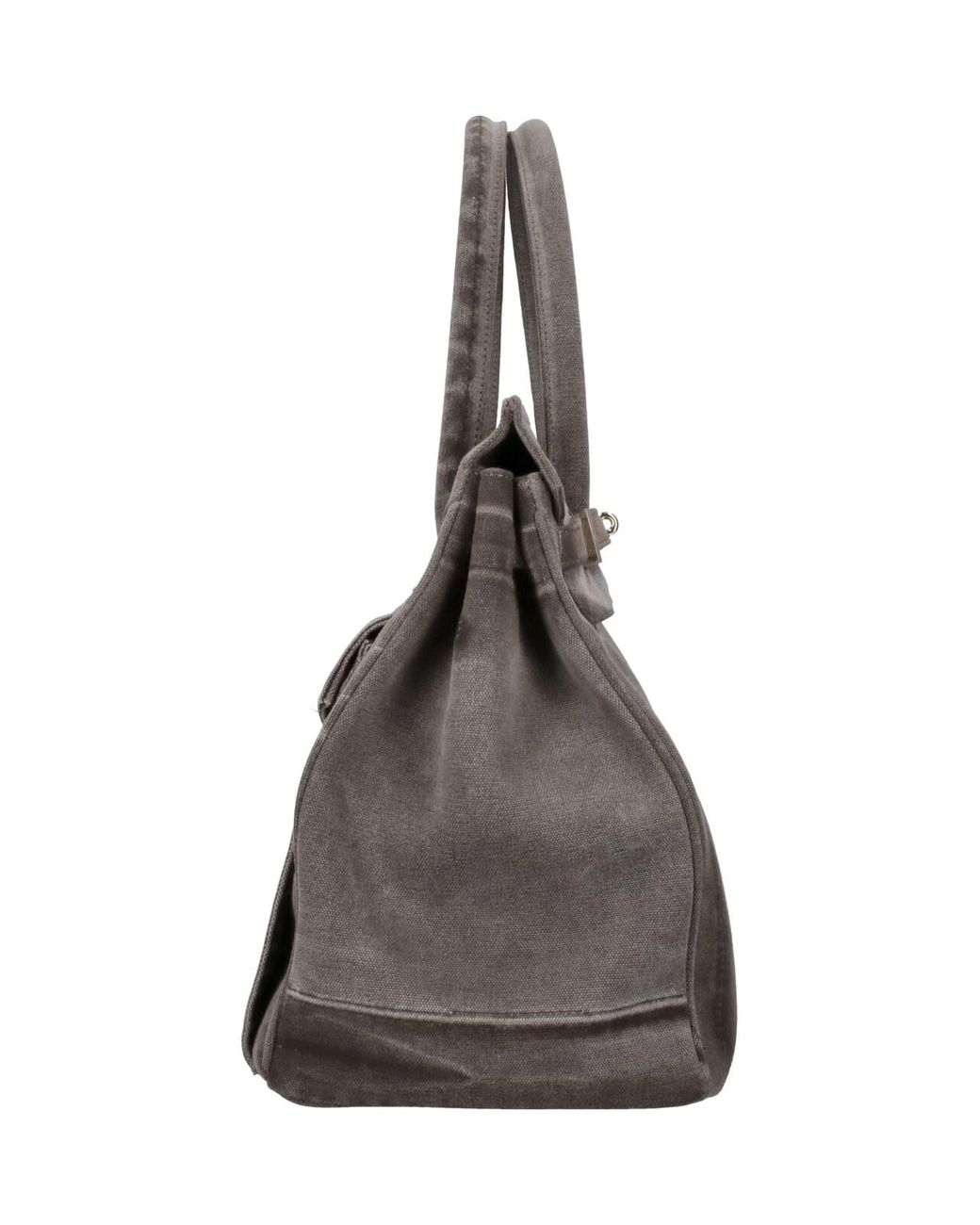 ANOTHER CHANCE Brown Cotton Denim Handbag