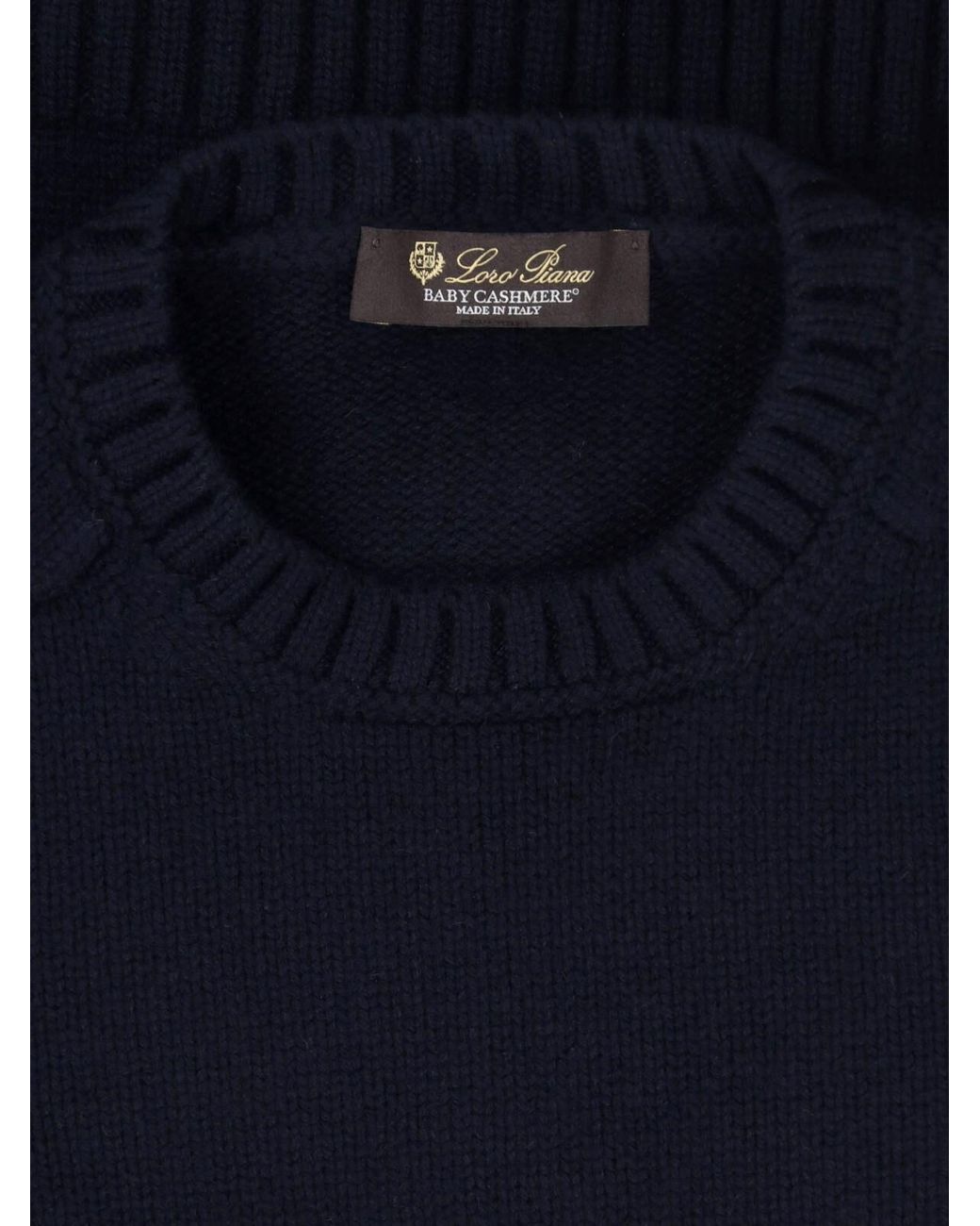 Loro Piana Blue Crewneck Sweater “Parksville”