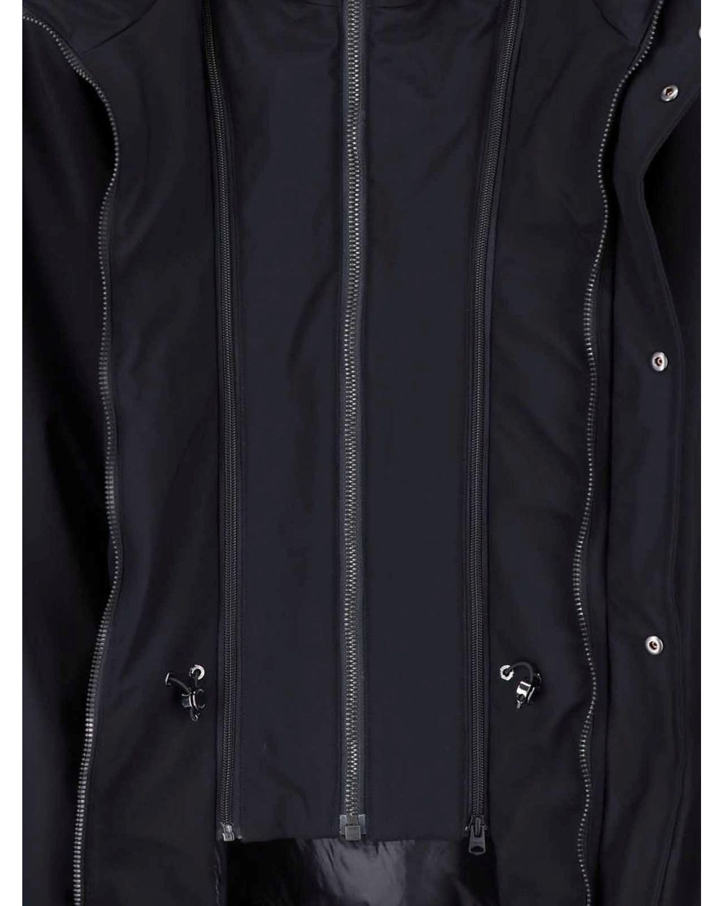 Mackage Blue Hooded Jacket "Edward" for men