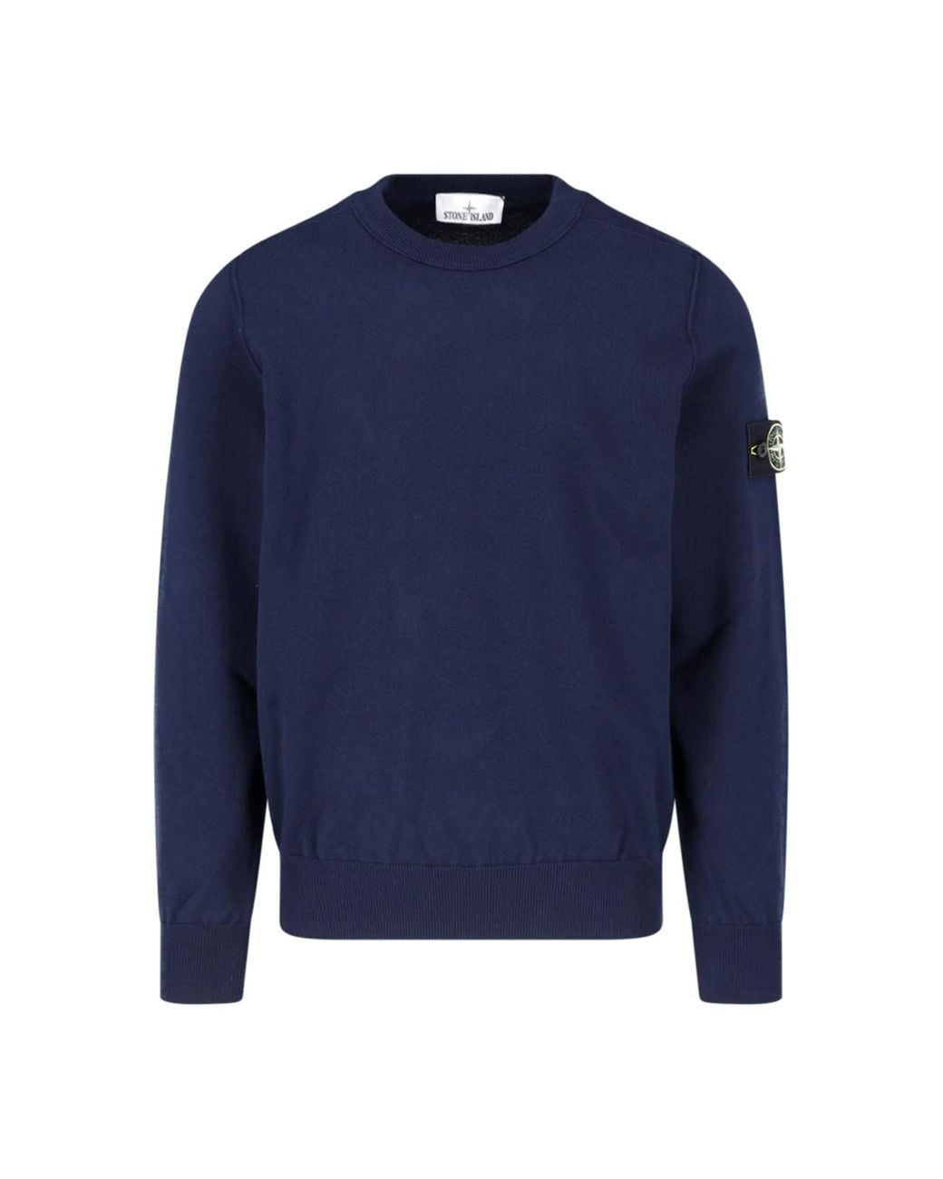 Stone Island Blue Sweater "Compass" for men