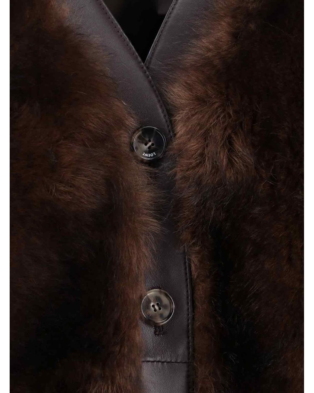 Loewe Brown Shearling Jacket