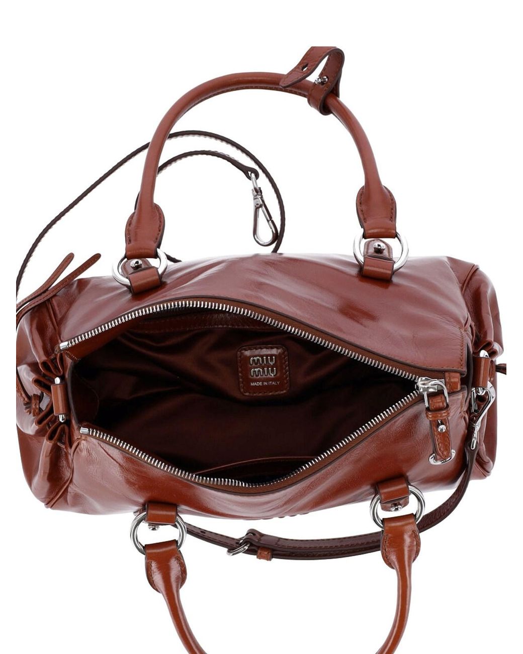 Miu Miu Brown Leather Handbag