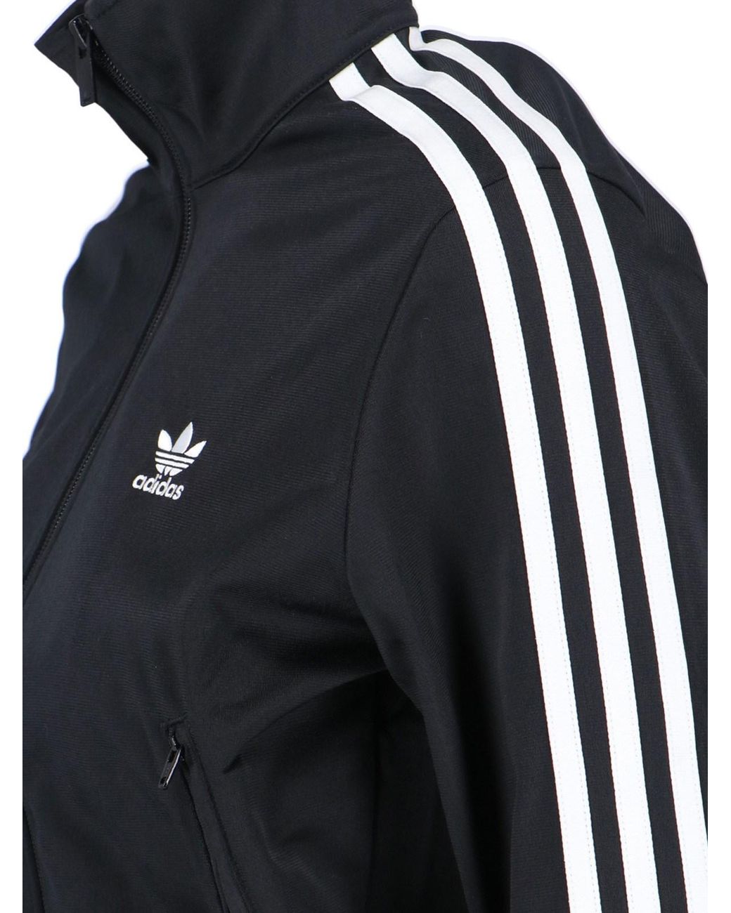 Adidas Black Cropped Track Jacket