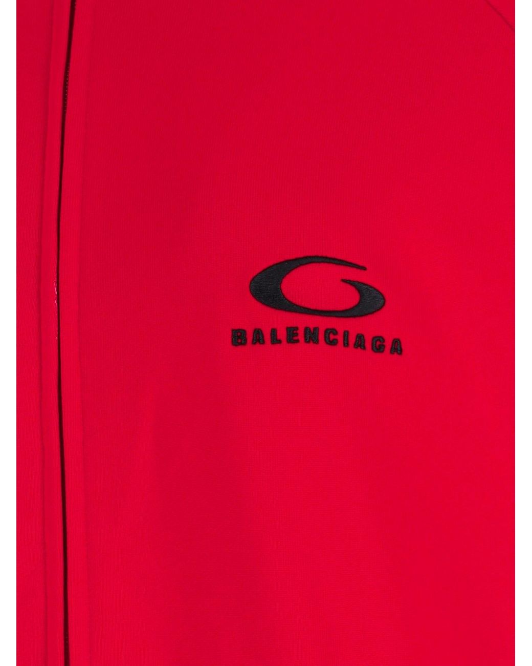 Balenciaga Red 'Back Tracksuit' Dress