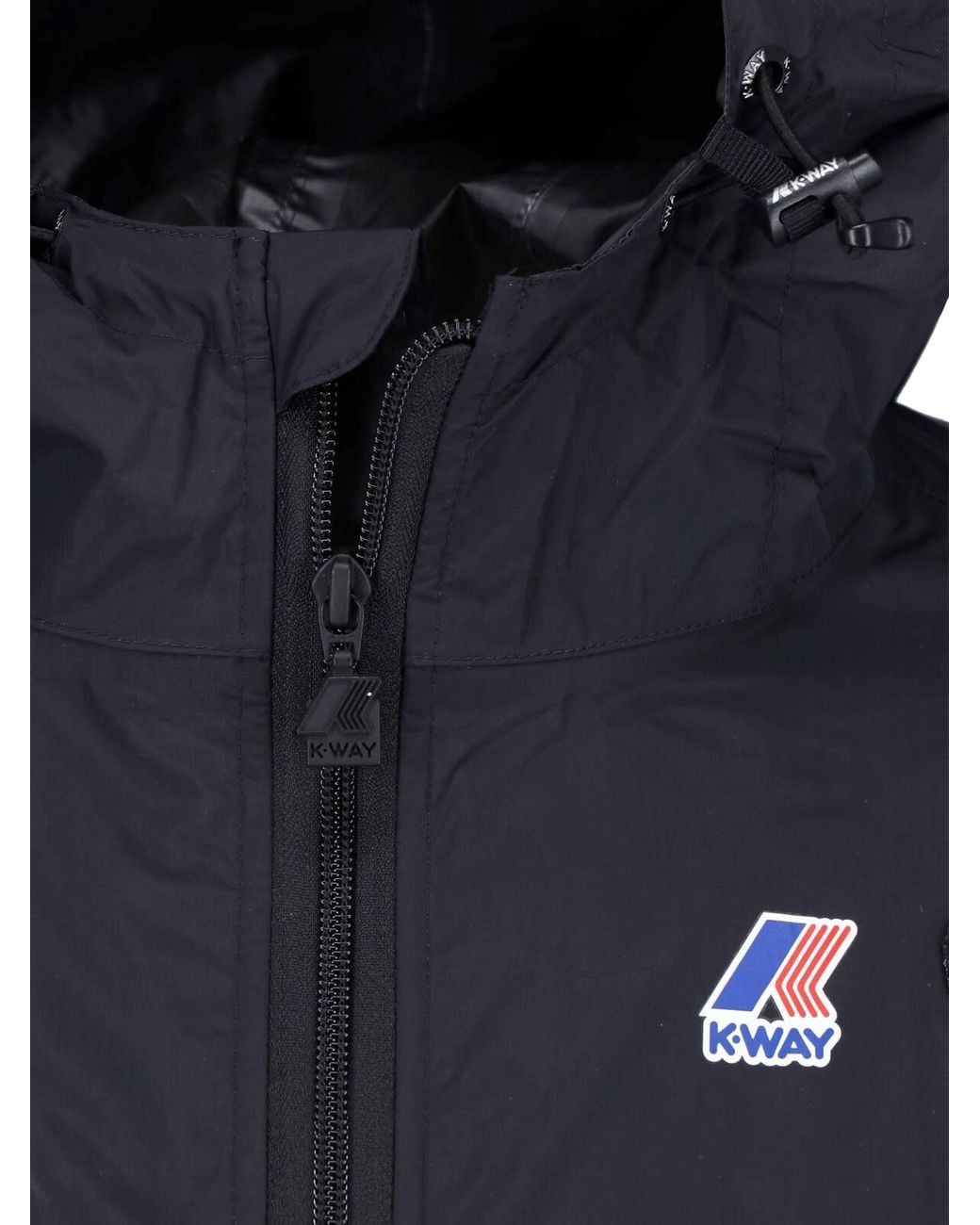 COMME DES GARÇONS PLAY Blue Minimalist Hooded Zippered Jacket