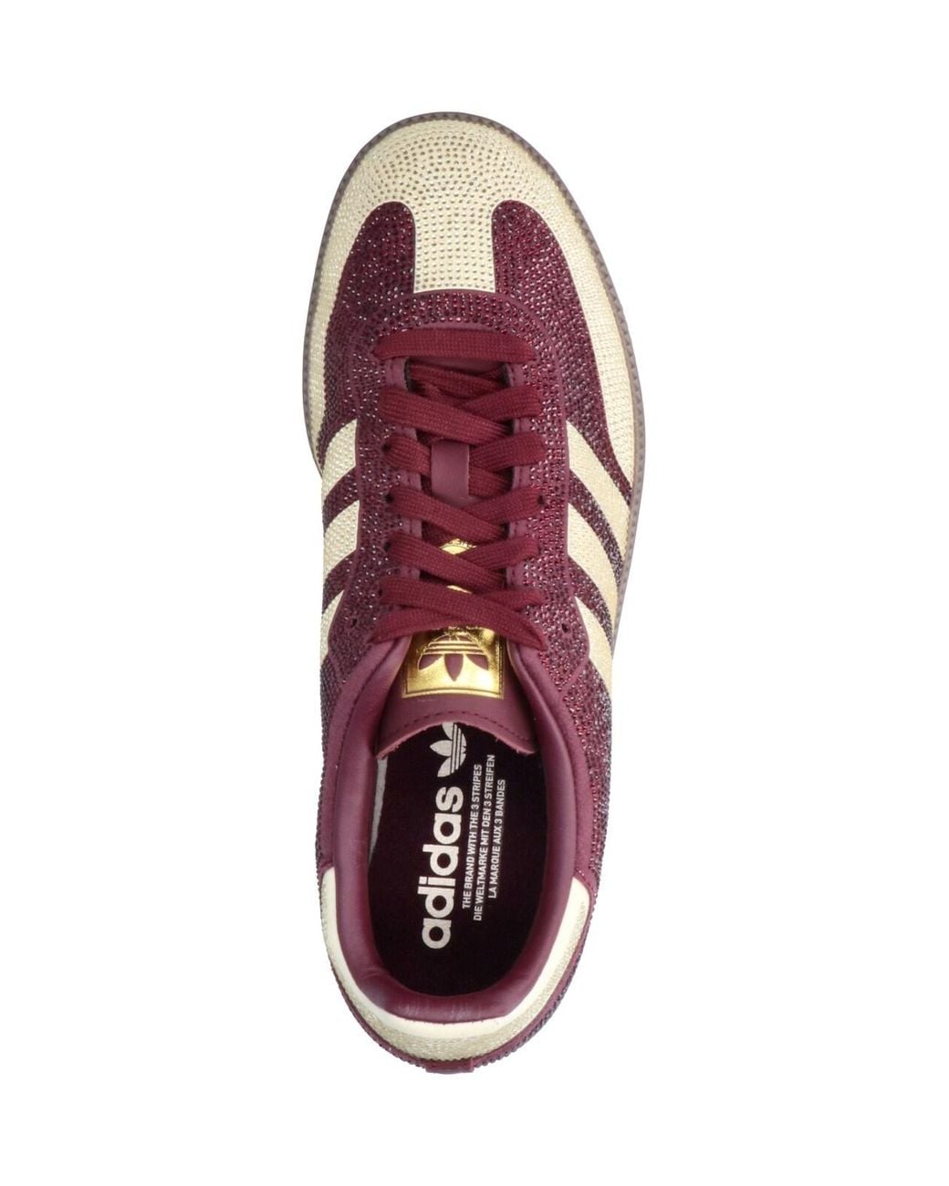 Adidas Purple Sneakers With Crystals “Samba Og”