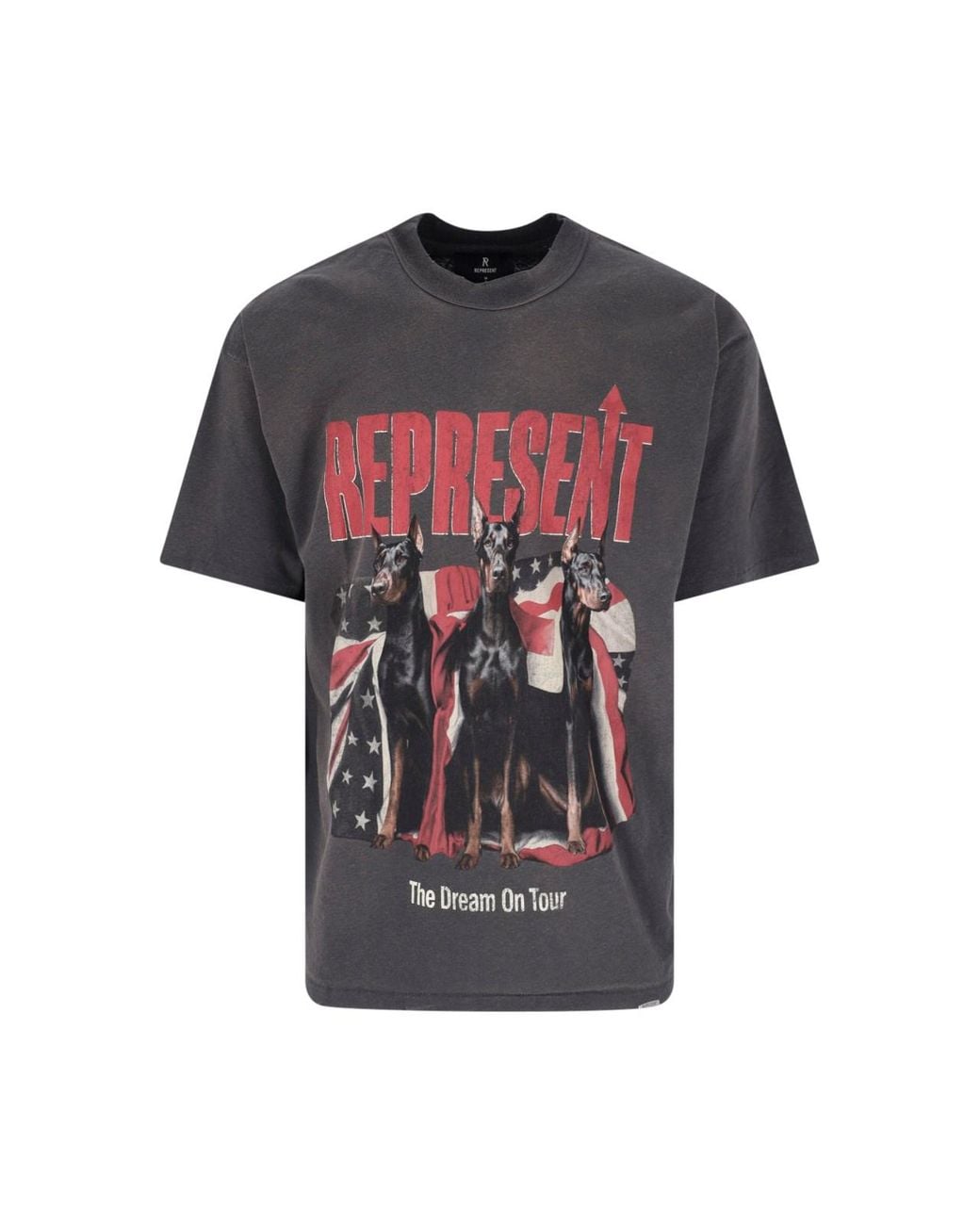 Represent Gray T-Shirts And Polos Cotton for men
