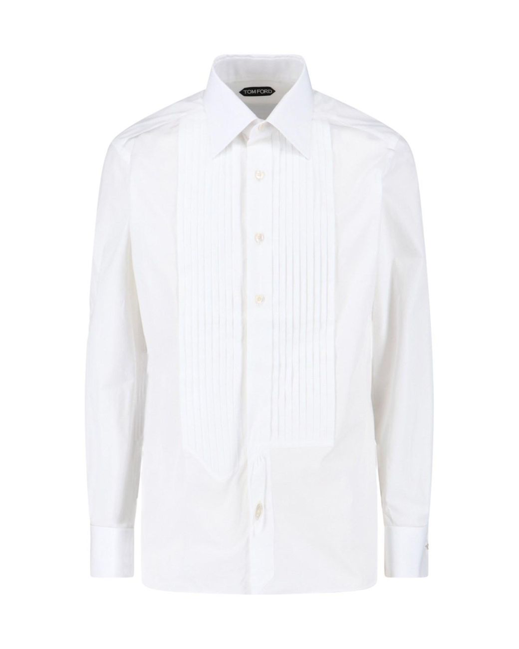 Tom Ford White Cocktail Classic Cotton Shirt for men