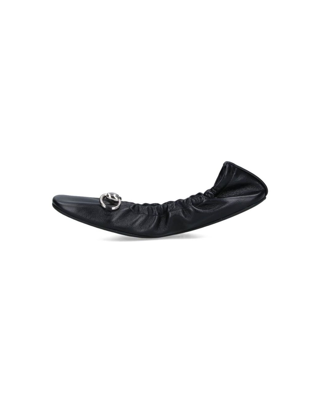 Gucci Black Ballet Flats "Prima"
