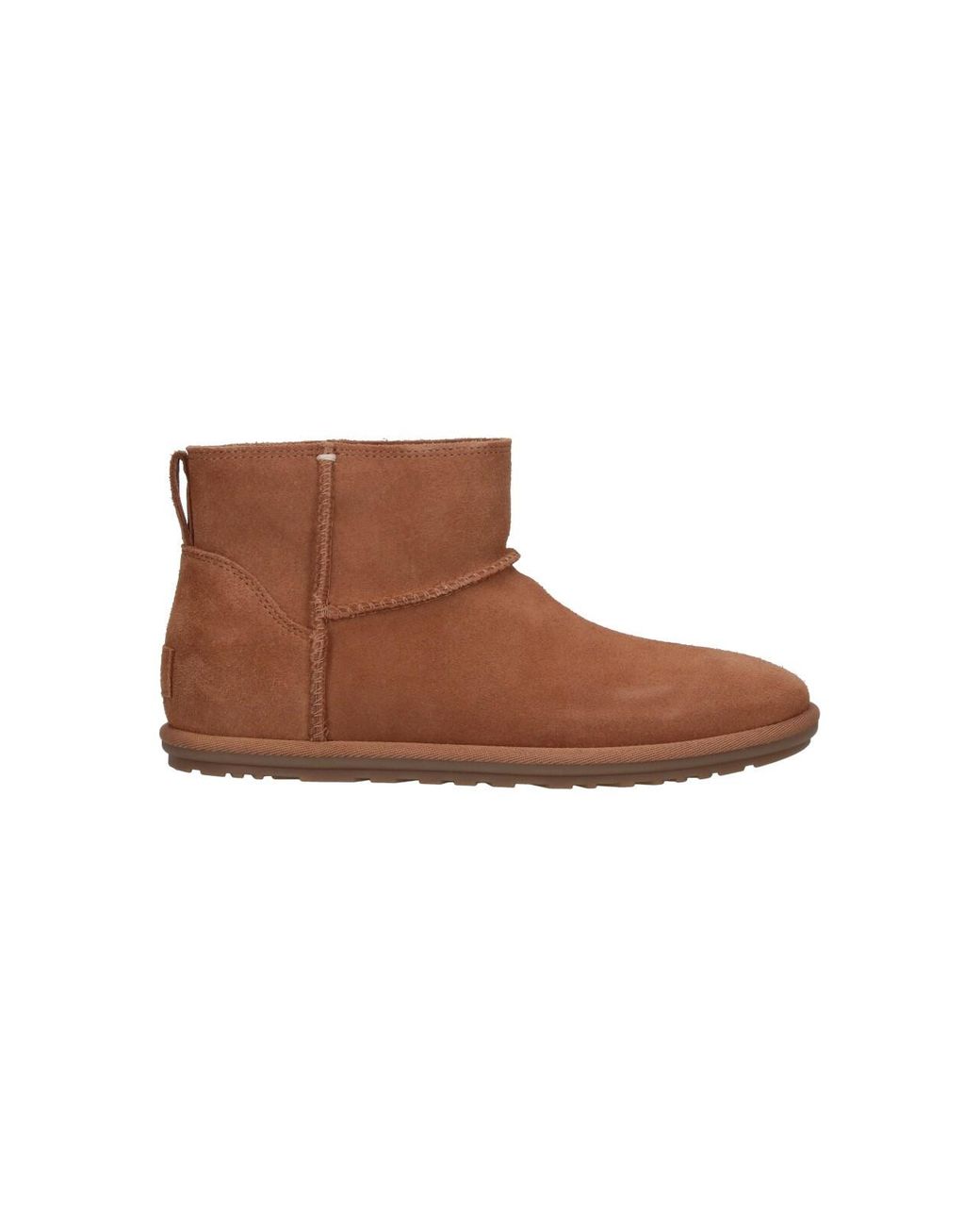 Ugg Brown Classic Leather Mini Boot