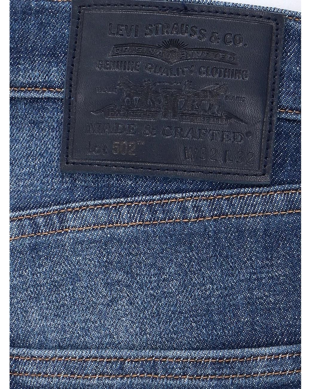 Levi's Strauss Blue "502" Jeans for men