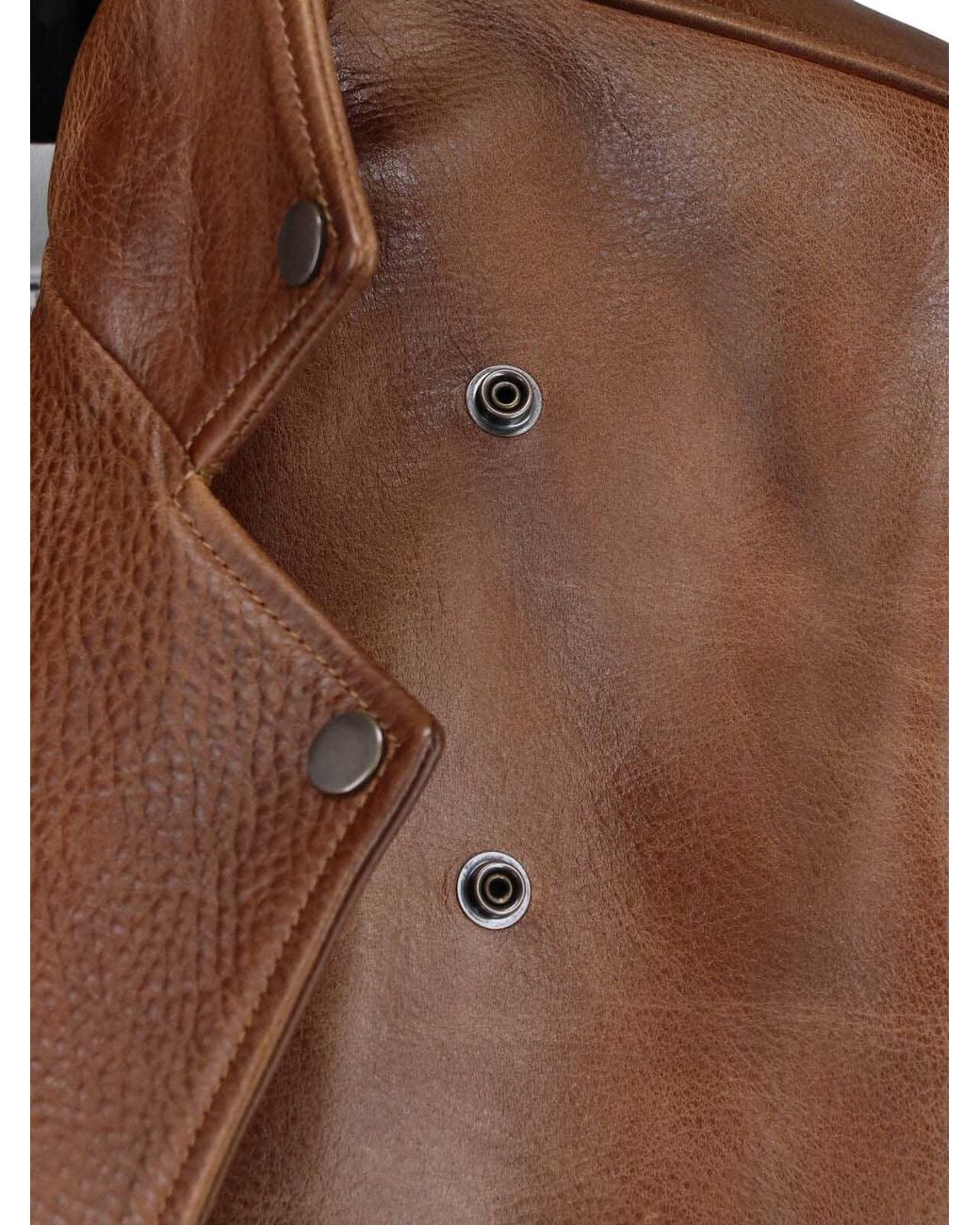 Maison Margiela Brown Calfskin Jacket for men