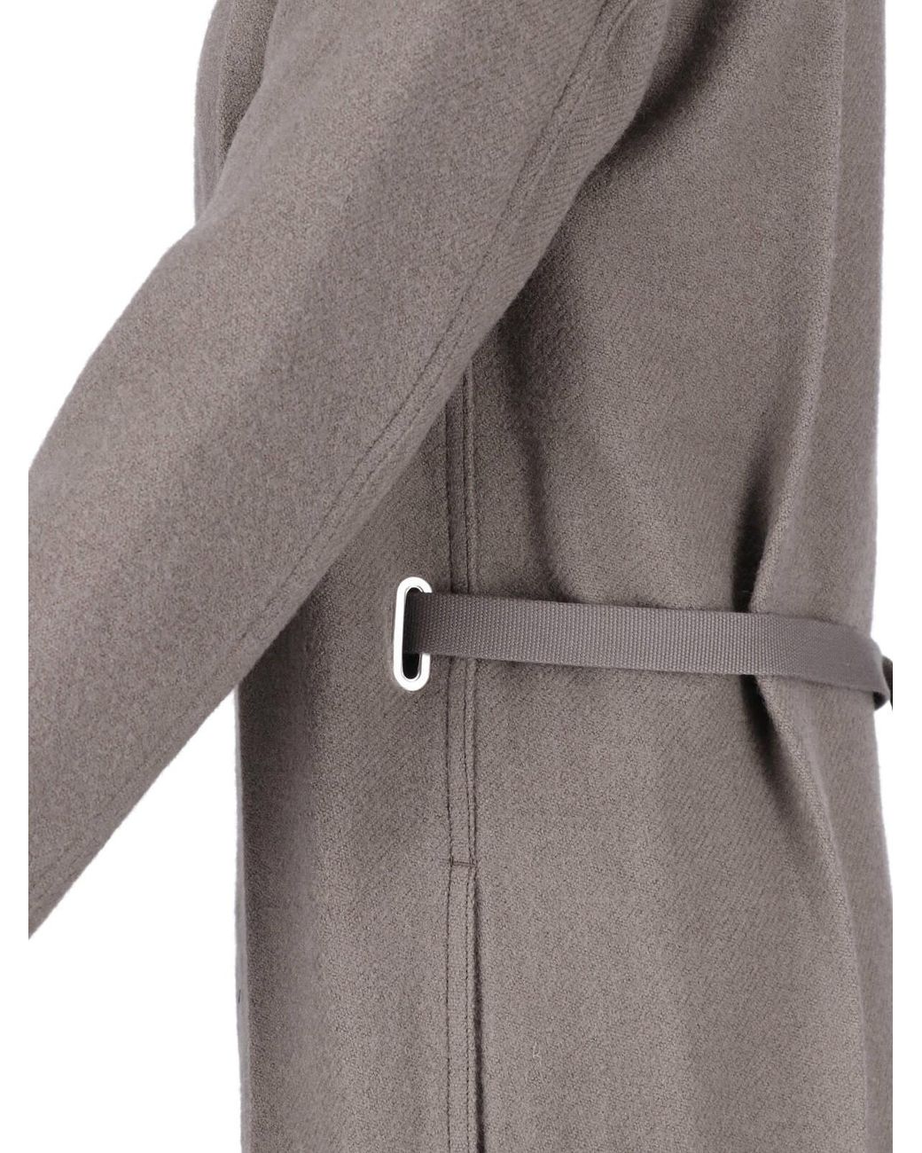 Rick Owens Gray Coat "Ls Lab"