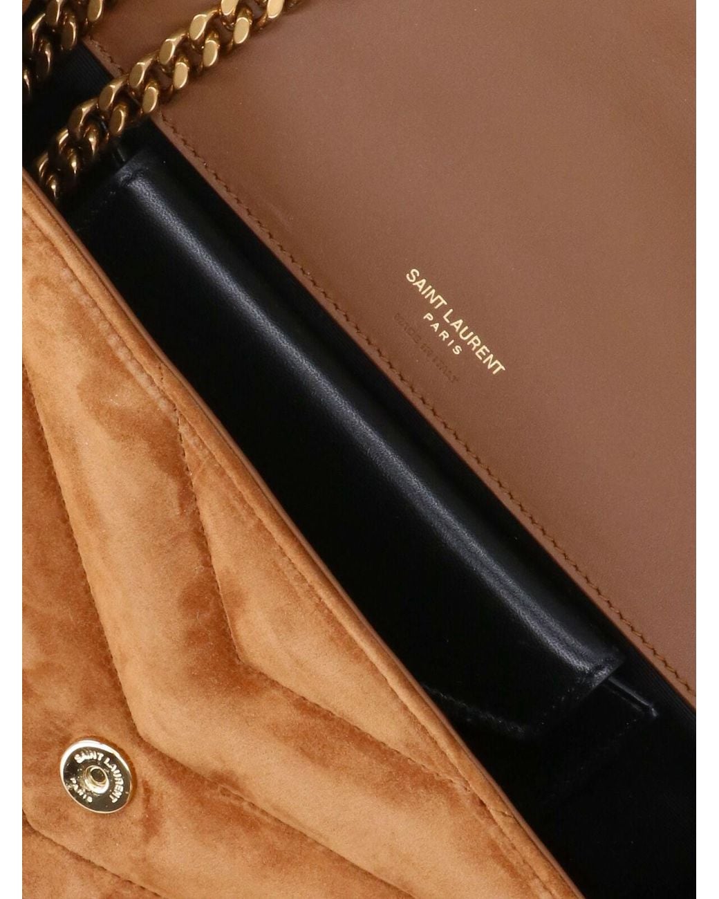 Saint Laurent Brown Small Bag “Loulou”