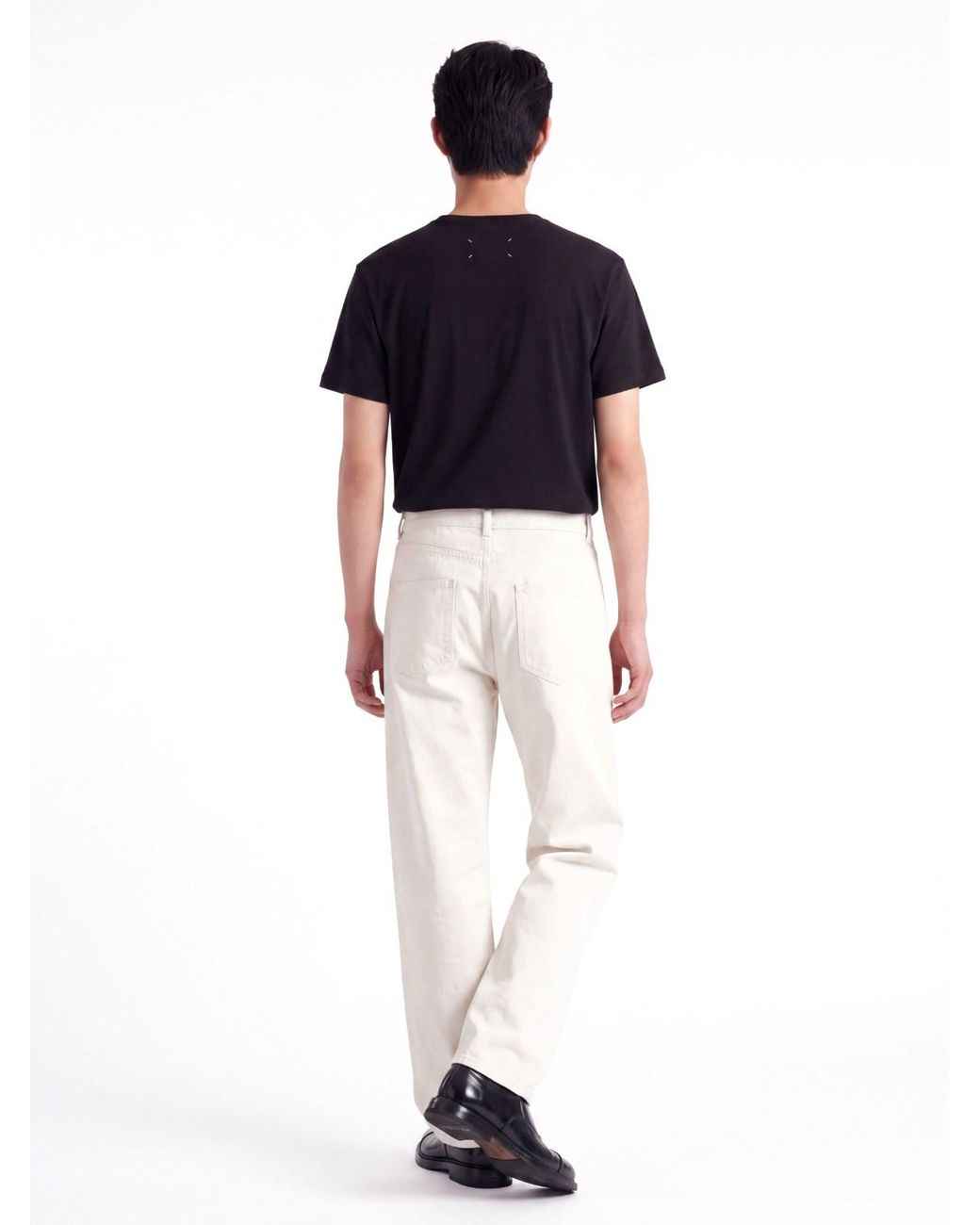 The Row White Straight Jeans for men