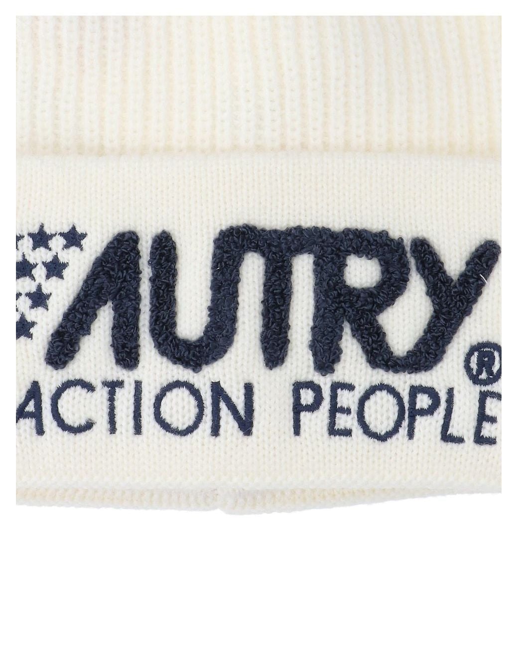 Autry White Logo Beanie