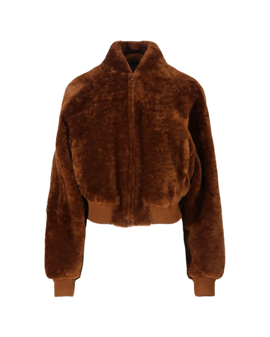 Phoebe Philo Brown "Super Soft" Bomber Jacket