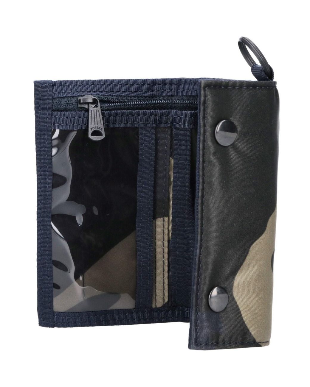 Porter-Yoshida and Co Black Wallet “Counter Shade” for men