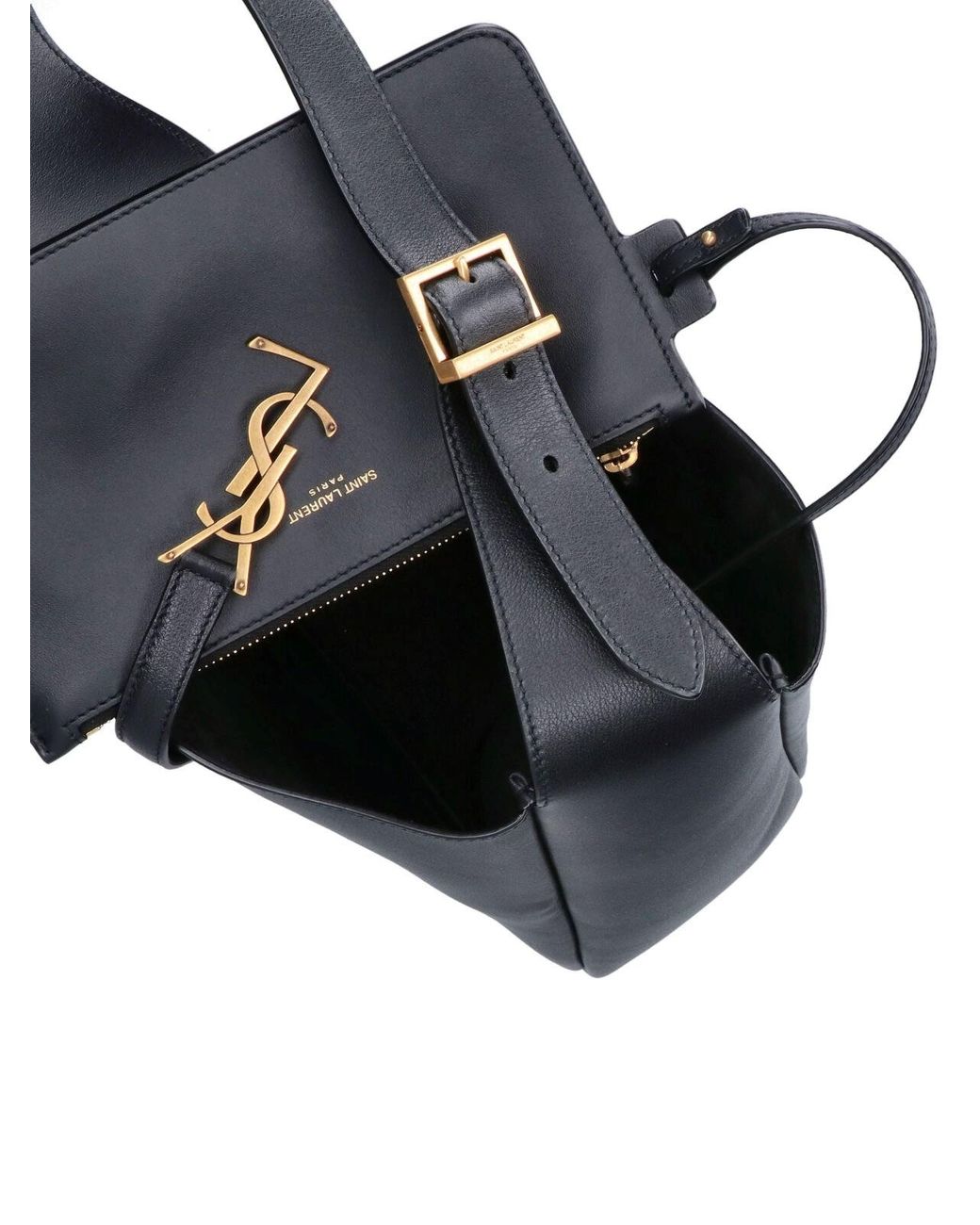 Saint Laurent Black Small Shoulder Bag "Le 5 À 7"