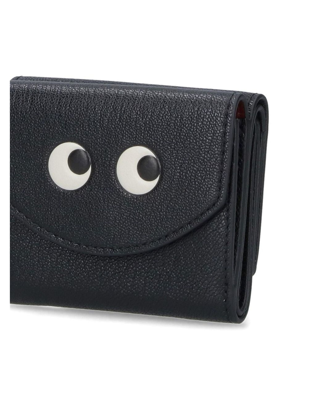 Anya Hindmarch Black Wallets Fabric 1: Goat Leather