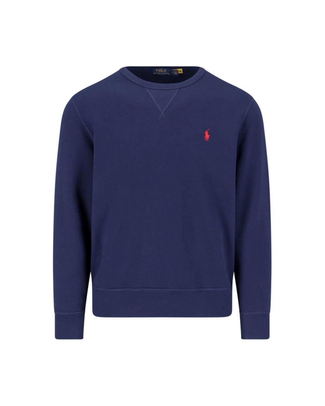 Polo Ralph Lauren Blue Crewneck Logo Sweatshirt for men