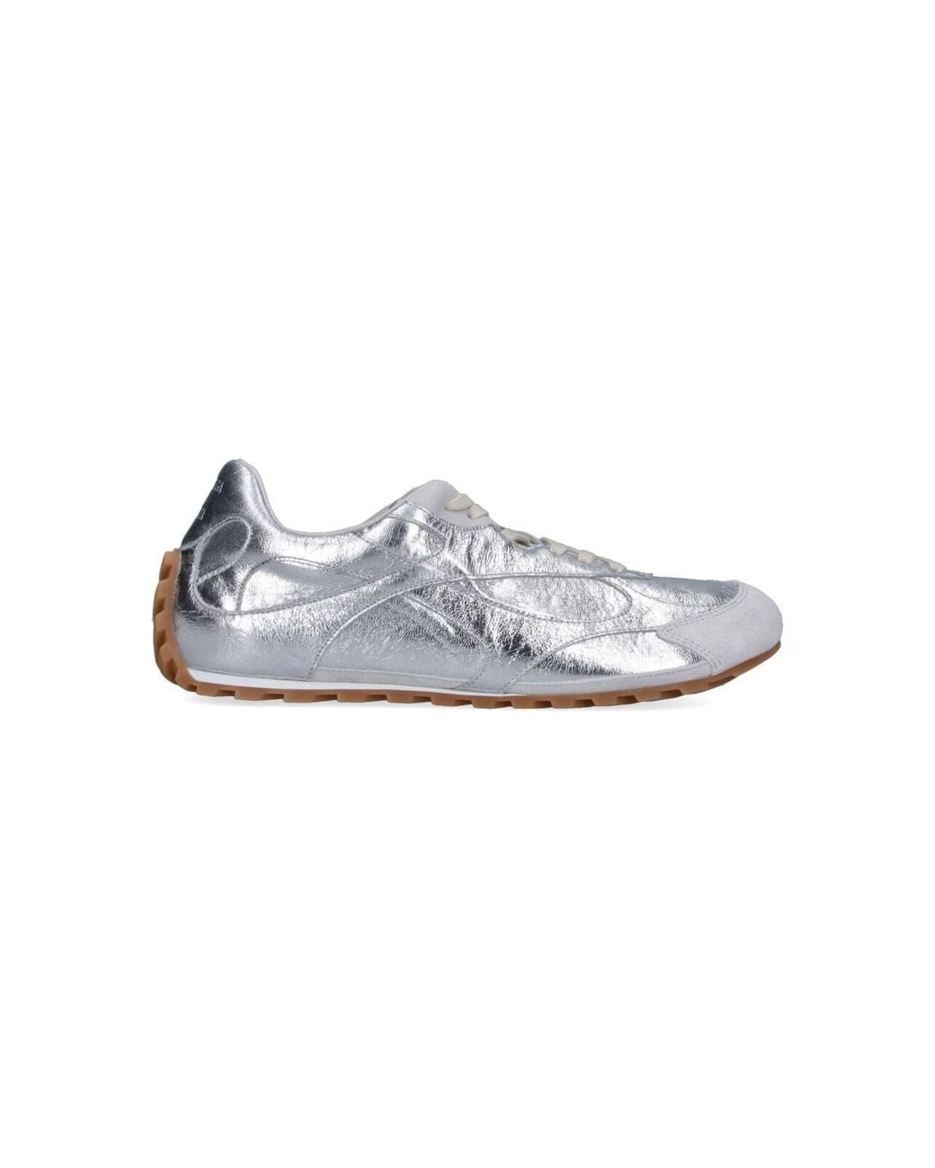 Bottega Veneta Metallic Sneakers "Orbit Flash" for men