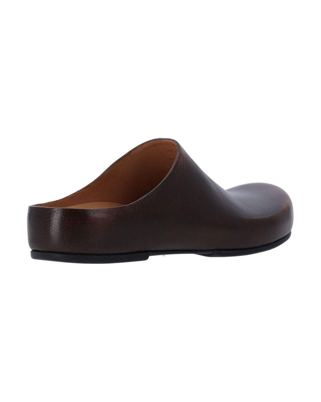 Miu Miu Brown Leather Mules