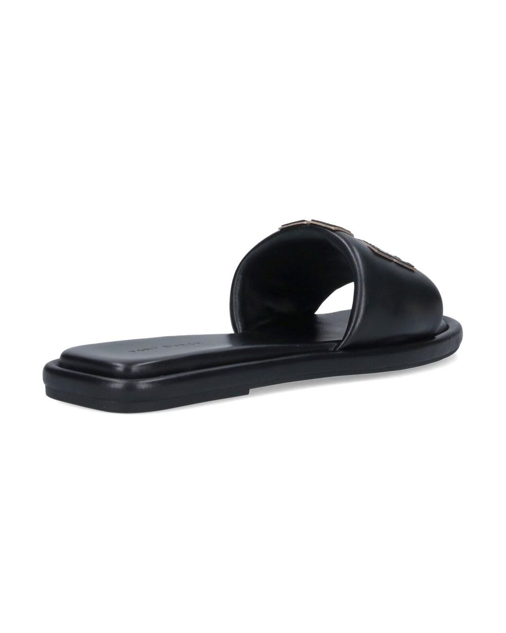 Tory Burch Black Leather Sandals
