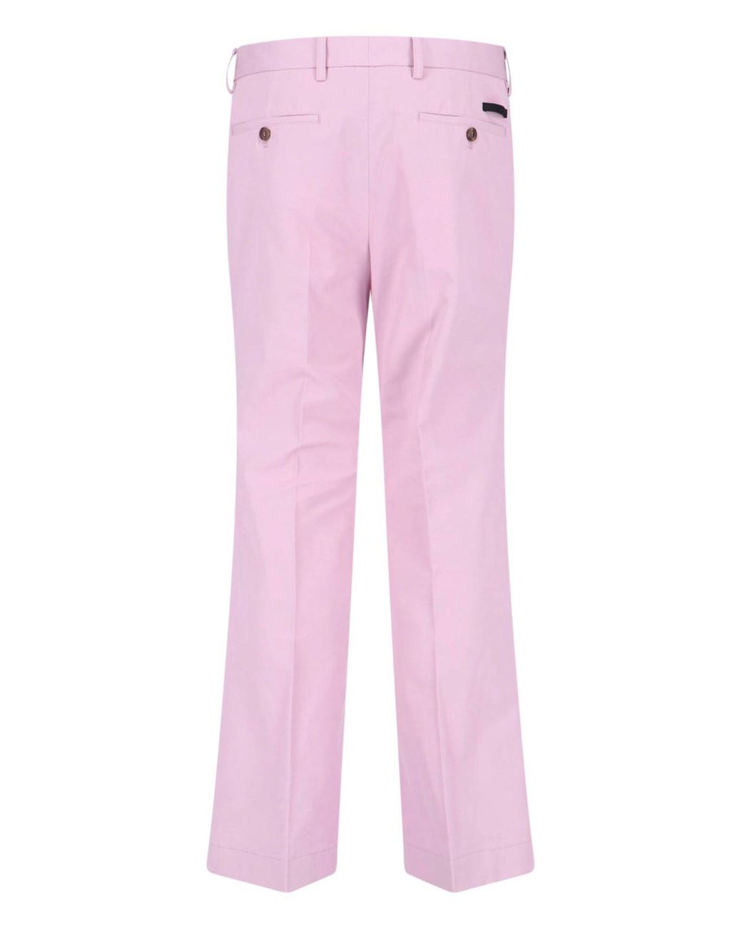 Prada Pink Cotton Pants for men